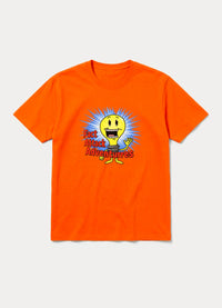 Fact Attack Adventures graphic tee in orange