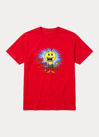 Fact Attack Adventures graphic tee in red